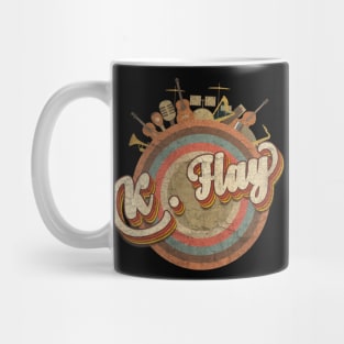 Tshirt Music Designs Vintage Retro - K.Flay Mug